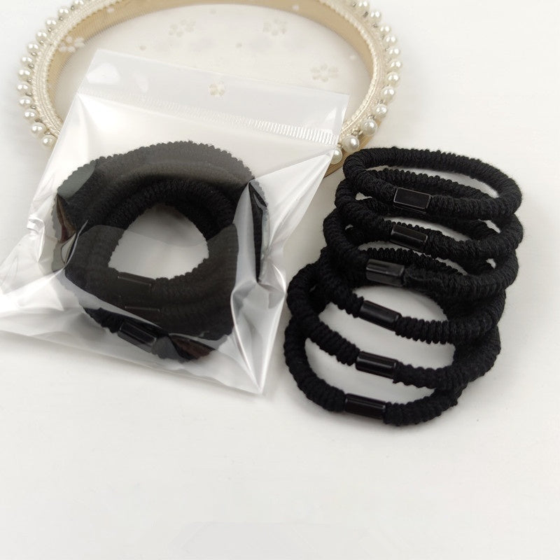 Simple High Elastic Hair Band For Women Hair Smaller Leather Sheath Hair Accessories Simple High Elastic Hair Band For Women Hair Smaller Leather Sheath Hair Accessories